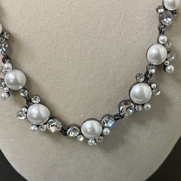 Givenchy Pearl and Crystal Necklace - Picture 3 of 4